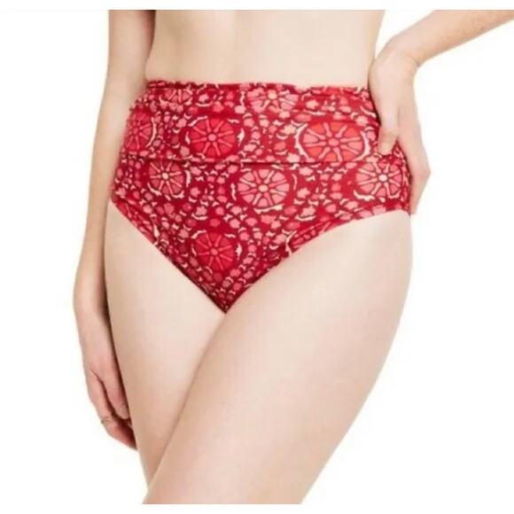 RHODE Women's Zinnia Floral Print High Waist Bikini Bottom Size XS - Picture 5 of 5